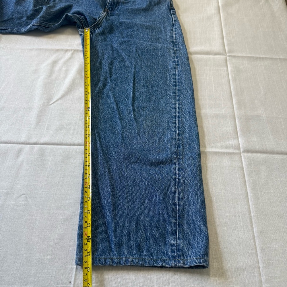 & Other Stories Dear Cut Wide Leg High Rise Blue Jeans Size 26 - Picture 6 of 11